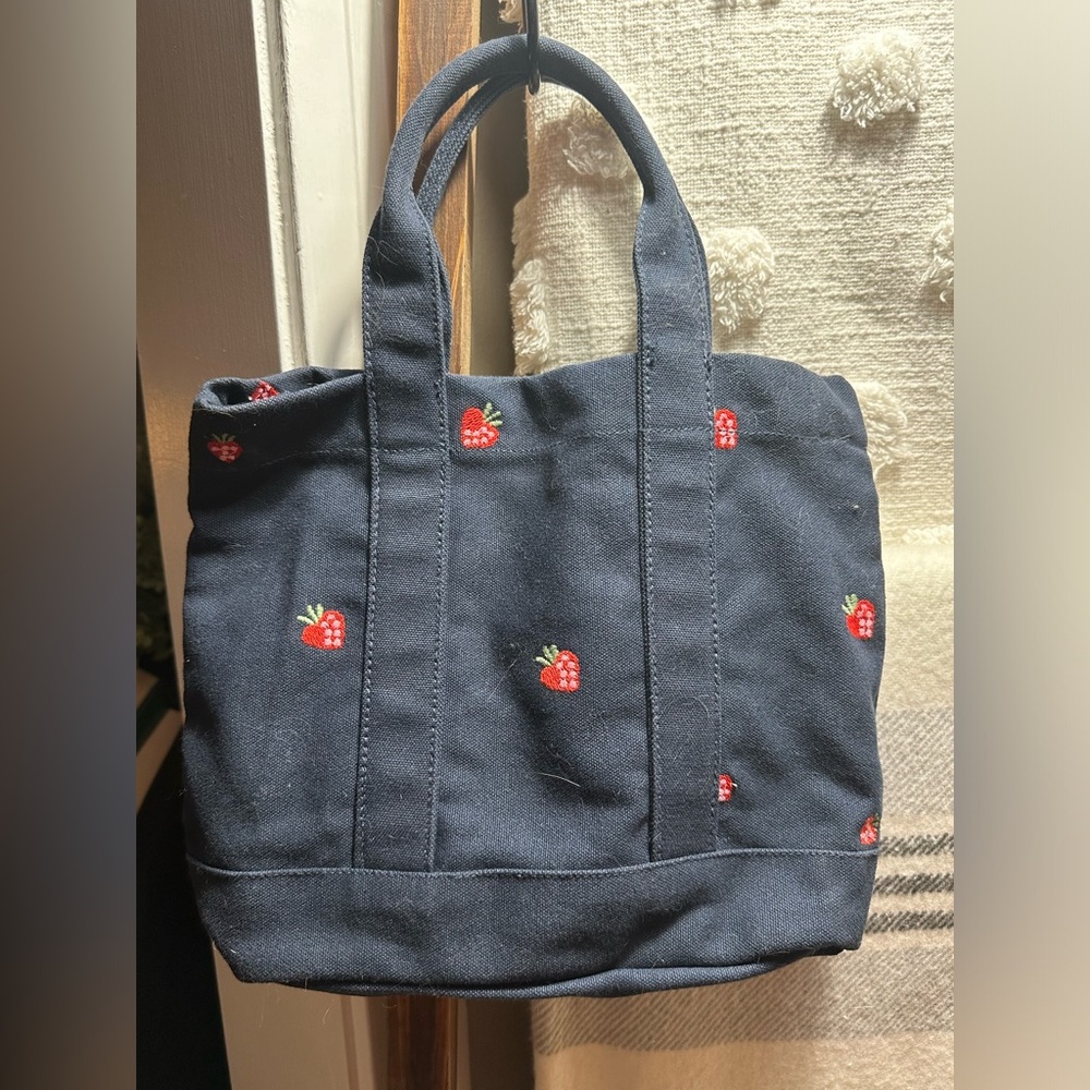 Strawberry tote bag.  Small.
